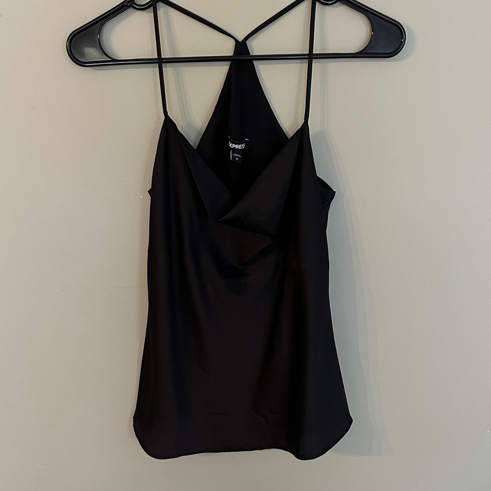 Express Black Satin Camisole